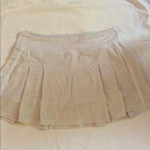 Lululemon Pace Rival Skirt/Skort in White